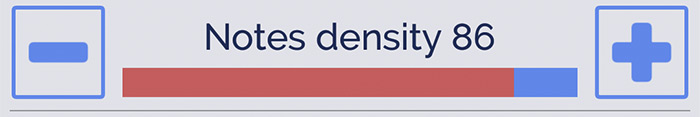 Notes density Composer