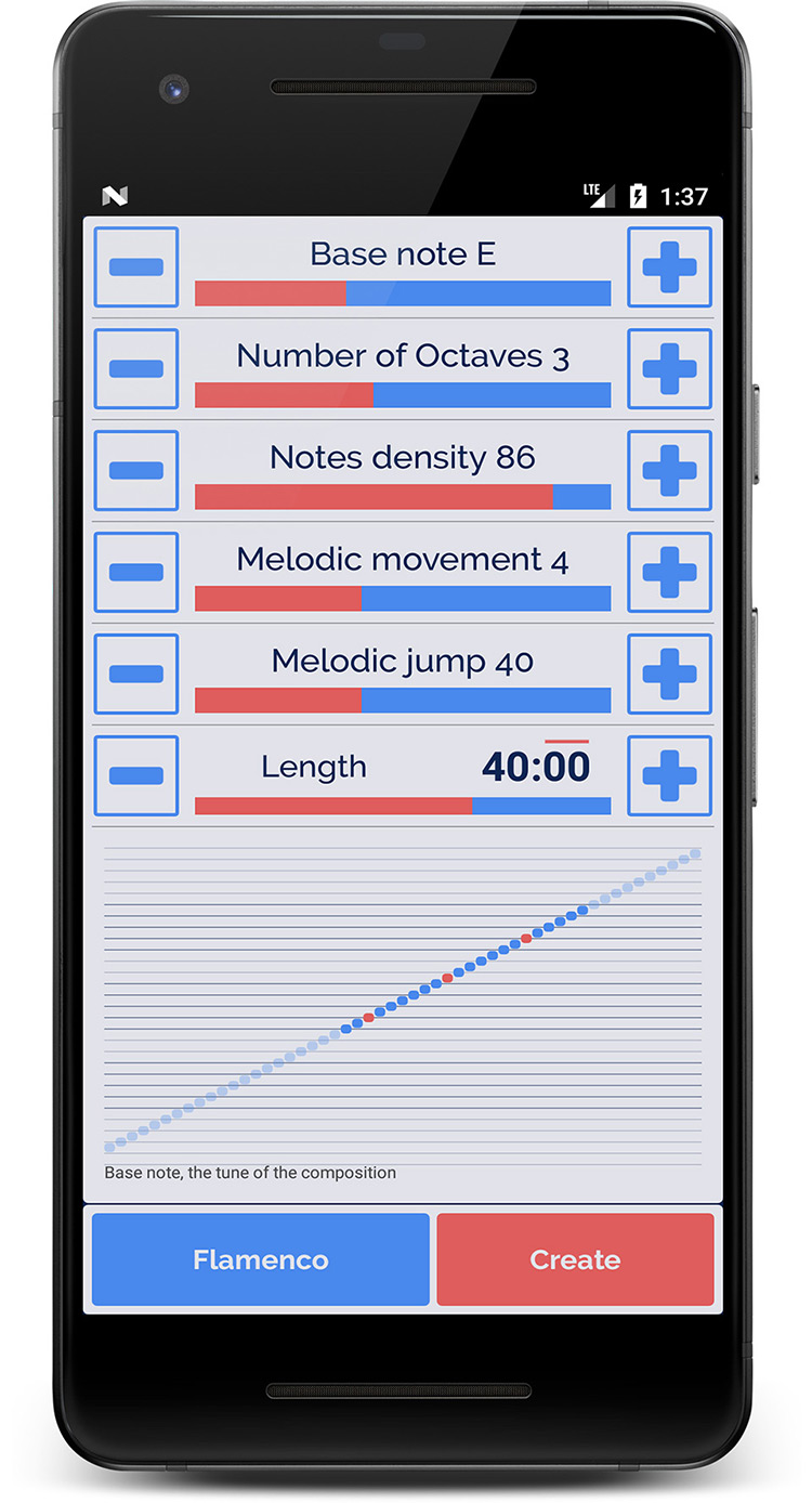 Composer Settings Screen