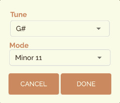 Chord and Scale selection - Guitar Droid - Multitouch guitar for Android Guitar Droid - Multitouch guitar for Android - Chord and Scale selection